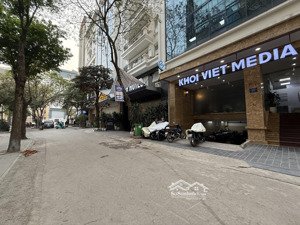 mặt phố trương công giai - cầu giấy có sổ đỏ - vỉa hè- hầm để xe- 154m- 8 tầng mặt tiền gần 9m