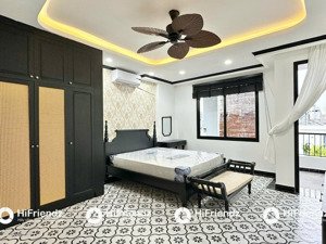 căn hộ 1pn mới xây 100% phong cách indochine - miễn phí xe - full nội thất - ban công