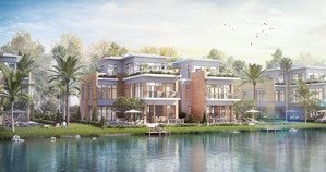 biệt thự song lập 180m² alluvia city xây 4 tầng - vị trí vàng, khoáng nóng tận nhà, sổ đỏ lâu dài