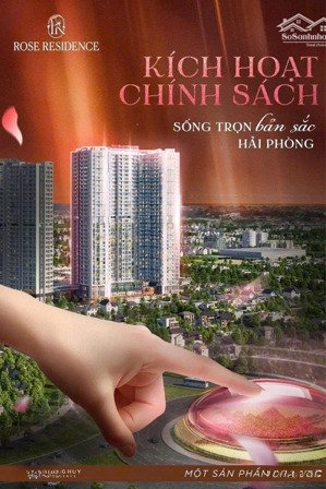 bán căn hộ chung cư giá 2ty3 tại hoàng huy commerce toà rose residence giai đoạn 2
