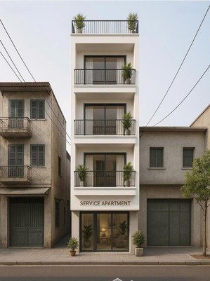 bán tòa nhà nguyễn thái bình làm chdv - dòng tiền hơn 70triệu/tháng - kt 12phòng- hẻm 8m - 13.85 tỷ