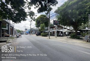 đất phú hoà - diện tích 6x17m (thổ cư 100%) - đường nhựa 4,3m - nhánh đường lê hồng phong