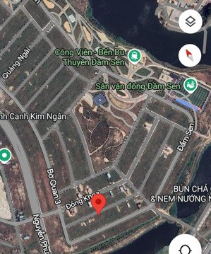 bán đất đầm sen nam hoà xuân gần công viên b2.114 lô 2x, giá 4 tỷ 480. lh: 