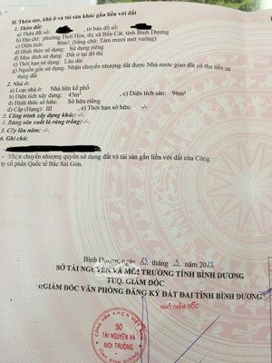 chủ cần bán căn biệt thự tứ lập 80m2 full thổ cư ngay đh quốc tế việt đức. giá tốt nhất 1tỷ999
