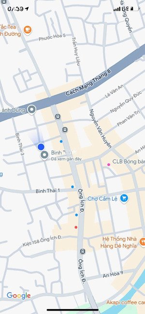 bán lô đất đẹp kiệt đường ô tô bình thái 2 gần ông ích đường, dt 5x16m