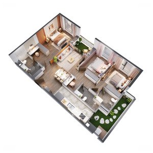 bán giá trực tiếp từ cđt độc quyền căn góc 3pn, 4pn chung cư wisteria giá 53 triệu/m2 nhận nhà luôn