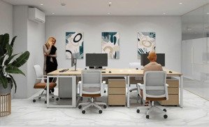 văn phòng trọn gói full nội thất. dt 15m2 giá 7,5tr. mặt đường cộng hòa, tân bình