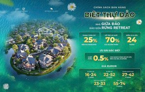 biệt thự đảo eco - retreat long an: siêu phẩm truyền đời mang giá trị xanh bền vững