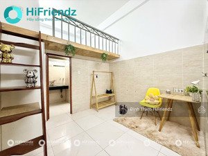 cho thuê phòng gác cửa sổ trời - full nội thất - thang máy - ngay âu cơ gần đh ueh/ bách khoa