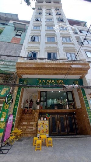 cho thuê mbkd mặt phố quan hoa, dt 115m2 mt 7m, giá cho thuê 25tr, vỉa hè rộng, building 8 tầng