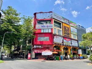 vip nhà góc 2 mặt tiền đường số 1 - nguyễn hữu thọ q7, dt: 5x20m, 5 tầng, hđt: 95tr, giá: 30 tỷ