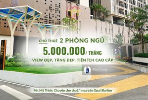 cho thuê căn hộ 2pn nhà mới, view đẹp. tiền cọc nhẹ nhàng tiện ích đủ đầy. quan tâm liên hệ em ngay