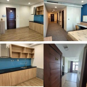 căn hộ đầy đủ nội thất: giường, tủ, nệm, kệ, điều hòa, bình nóng lạnh, bàn trang điểm...