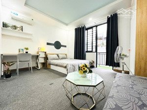 căn hộ 40m2 full nội thất, giặt riêng, ban công, gần đh văn lang, ngoại thương, tại bình thạnh