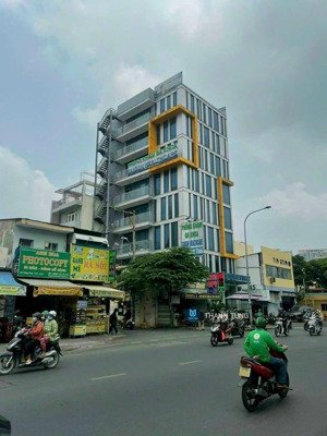 hạ 10 tỷ vể 57 tỷ-hdt 250tr/th -bán tòa nhà ung văn khiêm q.bình thạnh, 6x33m, cn:185m2, hầm-7tầng