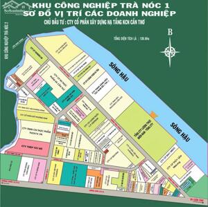 Chuyển nhượng 13.000m² đất góc 2 mặt tiền trong khu công nghiệp Trà Nóc, TP. Cần Thơ