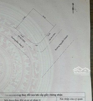 lô góc nguyễn chánh - bàu mạc 5 310m ngang 17m cách biển chỉ 100m vị trí vàng giá hợp lý