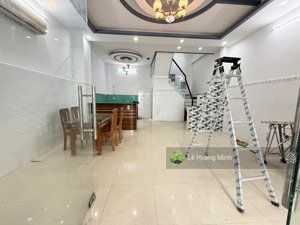 nhà phố shr xây 4 tầng ngang 5,7m mặt tiền đường nhựa thới an