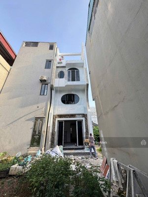 bán nhà mới xây , đã hoàn thiện , dt 53,8m2. xây 4 tầng , tại du nội , mai lâm. , hà nội .