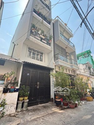 hiếm ! gấp ! nhà 4 tầng 55 m2 lê quang định. full thất vào ở ngay, đường xẻ hơi