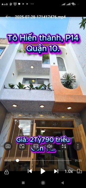 bán nhà mặt phố 75m2, 15 tỷ, cách mạng tháng tám, p 14, q10, hcm