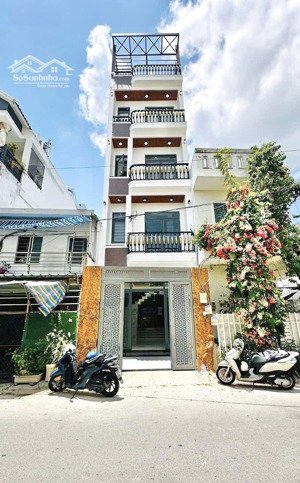 mặt tiền hẻm 10m, ngay tây lân, gần hương lộ 2, 5 tầng kiên cố, ở và kinh doanh, ko lộ giới