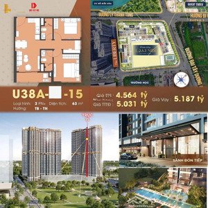sở hữu ngay trước khi tăng giá - 2n tòa u38a tầng cao, view hồ, hướng tb giá từ 4tỷ5 chính sách tốt