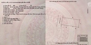 lô đất ngay biển, giá rẻ 4,1tỷ hẻm sao biển, hòn chồng, nha trang, khánh hoà