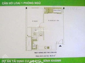 bán gấp căn hộ chung cư bình khánh 1pn 1wc 51m2 giá chỉ 2,850 tỷ