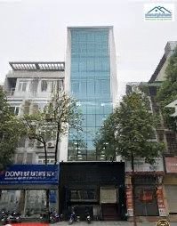 đẳng cấp, cho thuê nhà phố trần thái tông, diện tích 150m2x9tầng, mặt tiền 8m, có thang máy và pccc