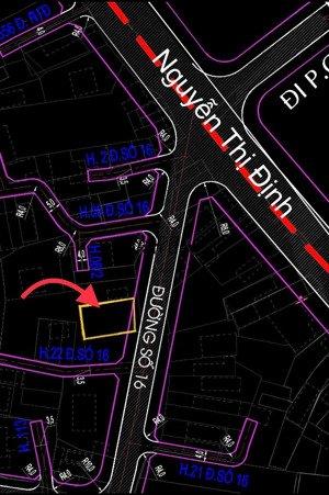 12,5 tỷ - 104m2 - ngang 5,6m - mặt tiền đường lớn thông nguyễn thị định q2