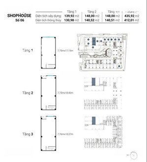 bán shophouse the sóng 18,298 tỷ gồm vat và phí bt, alo thuỷ võ 