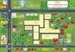 mở bán 8 lô đất nền ven kcn lam sơn sao vàng/ 2 mặt tiền diện tích 110m2 full thổ cư, trung tâm xã