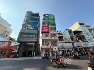 cần cho thuê tòa nhà 2 mặt tiền 166-168 nguyễn trãi, phường 3, quận 5. trệt - 6 lầu