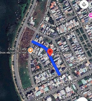 chính chủ bán cặp giang châu 1 khu nam việt á sát sông giá cực tốt xây dựng cao tầng .