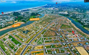 chào bán nam hòa xuân lô 110m2, hướng đông nam trục thông ven sông gần công viên rất đẹp