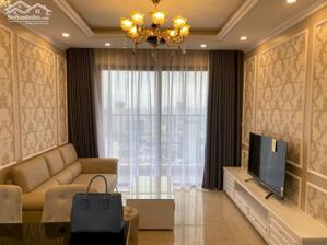 Căn hộ 2 phòng ngủ cho thuê tòa C6 Vinhomes D''Capitale, thiết kế đẹp hiện đại, đủ đồ