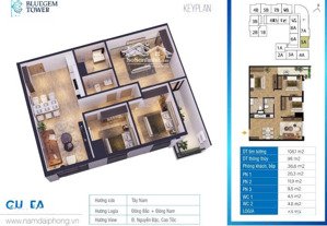 căn hộ 3 phòng ngủ bluegem, vị trí đẹp, giá ưu ái cho anh chị liên hệ sớm