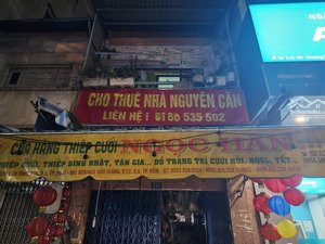 cho thuê nhà nguyên căn 242 hải thượng lãn ông quận 5, tiện kinh doanh nhiều ngành nghề