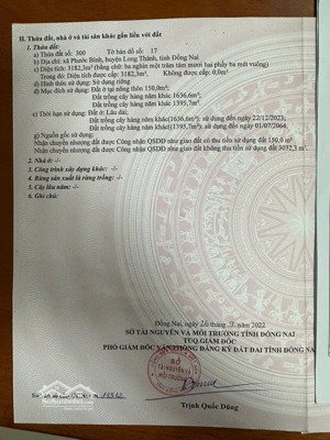 hot! hot! chủ ngộp cần sang dat xã phước bình, long thành, đồng nai, giá tốt 7,3 tỷ, 3200m2 bao đẹp