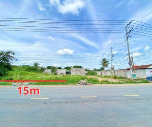 mặt tiền 15m đường tỉnh 833b, ngay chợ long cang _dt 578m² xã long cang, cần đước la, giá 10 tỷ 350