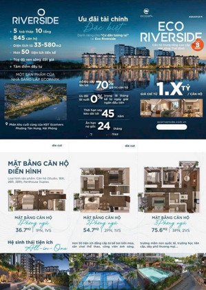 trở thành cư dân eco riverside cực dễ dàng với chính sách cực hấp dẫn ở hải dương cũ