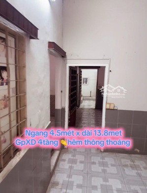 chỉ 5tỷ980 - nhà ngang 4.5 dài 14 hẻm xe hơi hậu giang q6