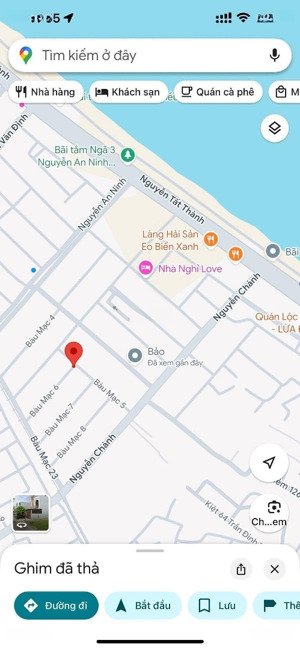 lô góc bàu mạc 5 và bàu mạc 6, gần biển