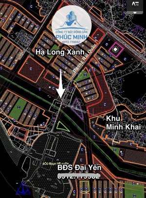 đất 380m2 mặt đường 30m ngay dự án hạ long xanh tại đại yên
