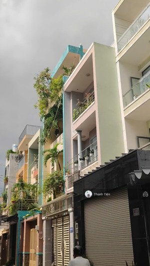 đường nhựa 8m bàu cát. 4x25m. 101m2. gpxd 6 tầng - 12 tỷ