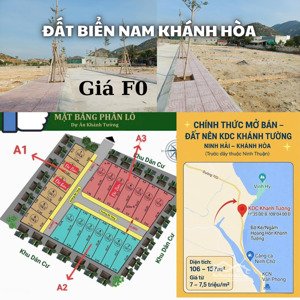 lô góc 2 mặt tiền nở hậu giá đầu tư tại nam khánh hòa