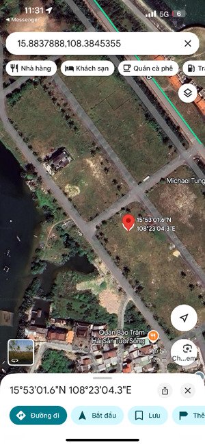 bán đất cẩm an view sông và biển tiện chuyển tmdv cấp phép 7 tầng 1671m2 giá tốt 5x tỷ