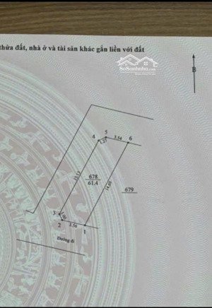 nhỉnh 2 tỷ/lô 61,4m2 có 3 mặt tiền vuông vức gần công nghệ cao hòa lạc, gần tl420, ub xã , chợ...