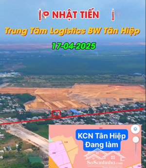 2600m2 ngay đường tân hiệp, ngang 25m cạnh kho logictic đang xây